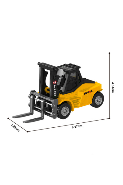 Choice4 Forklift yellow HUINA 1:80 Construction Alloy Diecast Car Model Forkl...