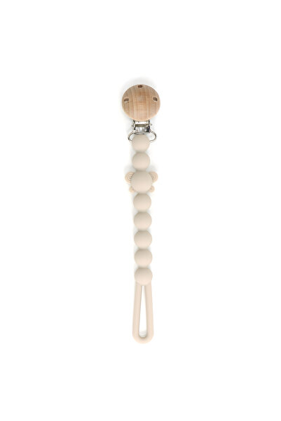 Choice D-MF-MI New Style Bee Silicone Pacifier Clip, Soft and Elastic One-Pie...