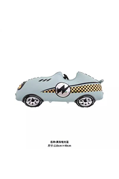 Choice Other Matte Racing Blue Matte Racing Car Aluminum Film Balloons Childr...