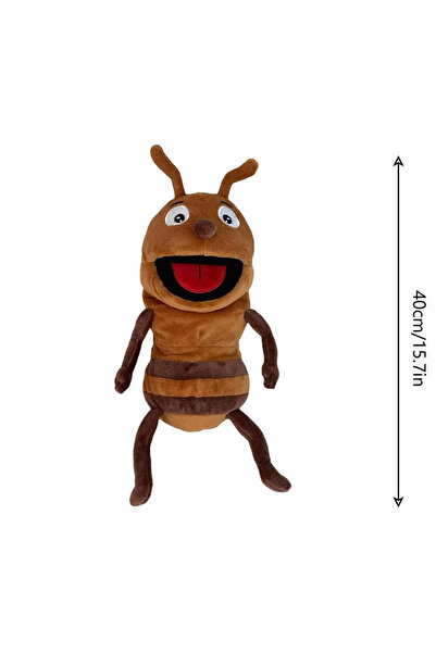 Choice about 30cm Ant Hand Puppets Kids Toys Plush Insects Animal Caterpillar...