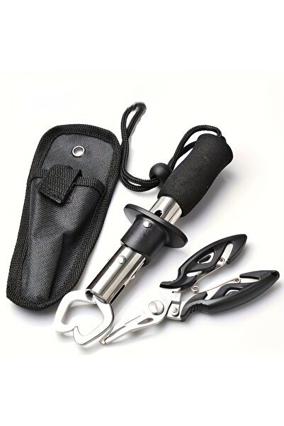 Choice Heise1Set 1 Set Stainless Steel Fish Gripper Grip(16.76 cm)+Pliers(10....