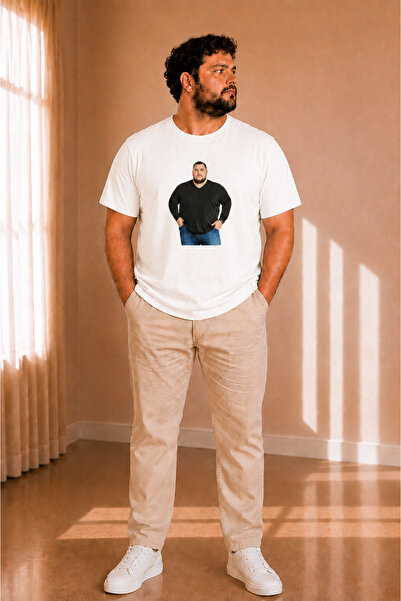 sngl tekstil Men's Printed Short Sleeve T-Shirt S-M-L-Xl-Xxl