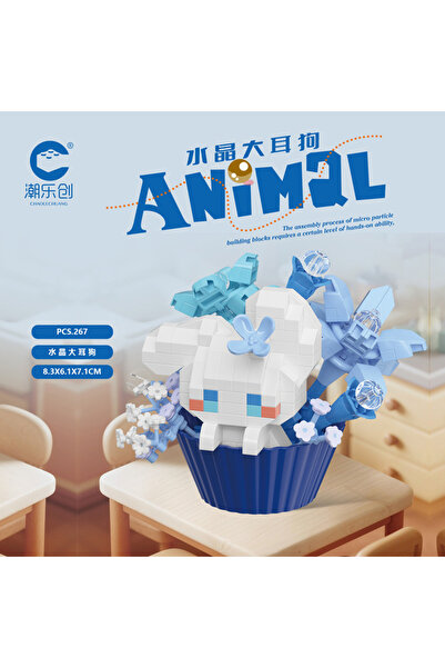 Choice9 With box 7496 Cute dessert small animals potted bouquet cartoon doll ...