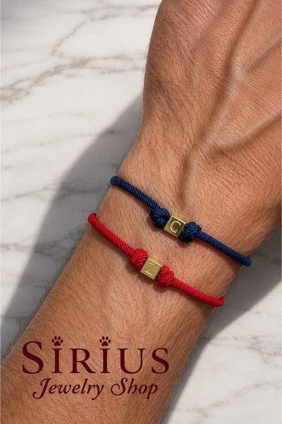 sirius jewelry 925s | Küplü Harfli Bileklik