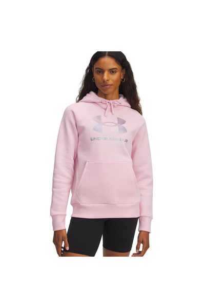 Under Armour RIVAL FLC SHIMMER HDY 6003710-647 Ροζ