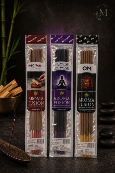 Morey Aroma Fusion 30 Adet Organik Çubuk Tütsü 3 Paket (50 CM - 3 SAAT YANMA ...