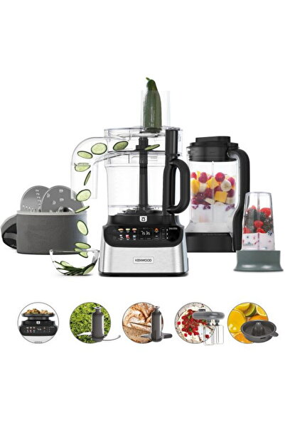 Kenwood Robot de bucătărie MultiPro OneTouch 3-în-1 FDM73.850SS 1000W Blender...