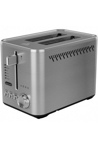 AENO Prajitor de paine ATS0003, 950 W, 2 felii, 7 niveluri de prajire, Inox