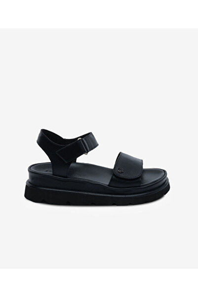 Greyder Kadın Siyah Hakiki Deri Sandalet 6Y2CS59253