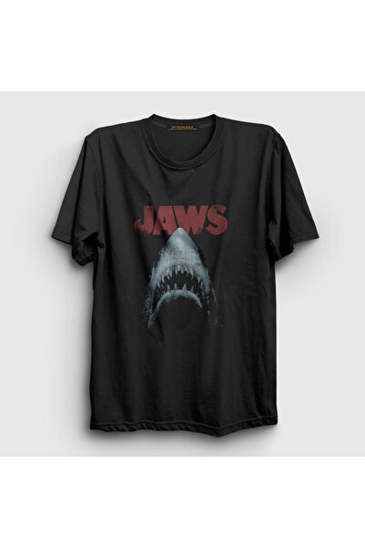 Presmono Unisex Black Shark Movie Jaws T-shirt372750tt
