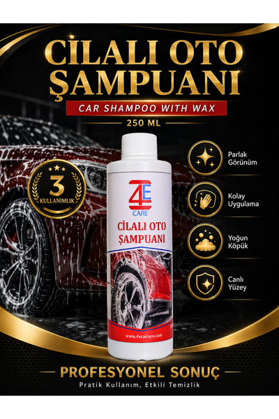 Genel Markalar Cilalı Oto Şampuanı 250 ml