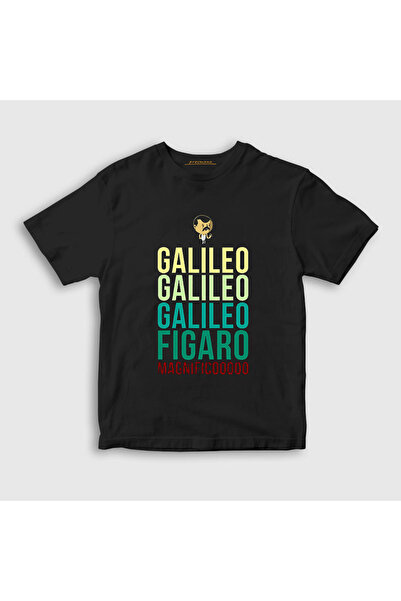 Presmono Unisex dečje crne Galileo Queen Freddie Mercury T-shirt 34276tt