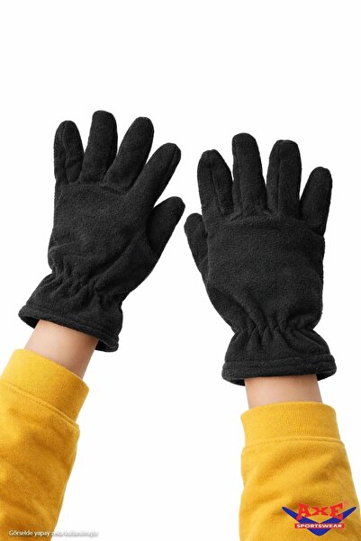 AXE SPORTSWEAR Mănuși pentru copii, de iarnă, cu elastic la gleznă, cu textur...
