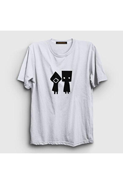 Presmono Unisex bela šestica i mono male noćne morave T-shirt 160153tt