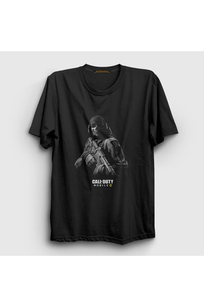 Presmono Unisex Μαύρο Κινητό T-shirt Call Of Duty 27040tt