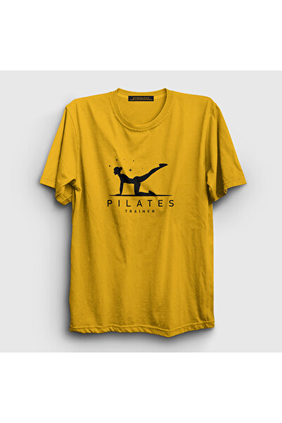 Presmono Unisex Yellow Trainer Instructor Gift Pilates T-Shirt 514870Tt