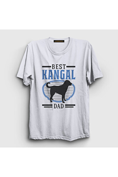 Presmono Tricou alb unisex pentru cadou pentru câinele lui Kangal 538763 tt