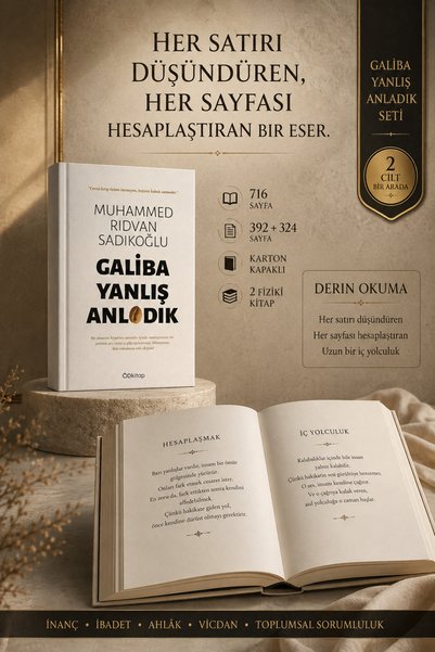 Yazarın Kendi Yayını Galiba Yanlış Anladık Seti – 2 Cilt Bir Arada