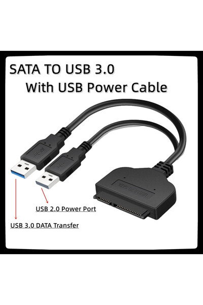 Choice Sata to Usb 3.0 2.0 SATA to USB 3.0/2.0 Adapter Cable 7+15 22Pin SATA ...