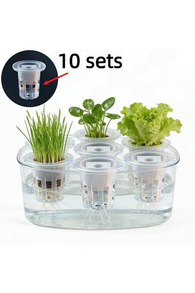 Choice 10 sets 10pcs Hydroponic Seedling Basket Set (Includes 10 Planting Bas...