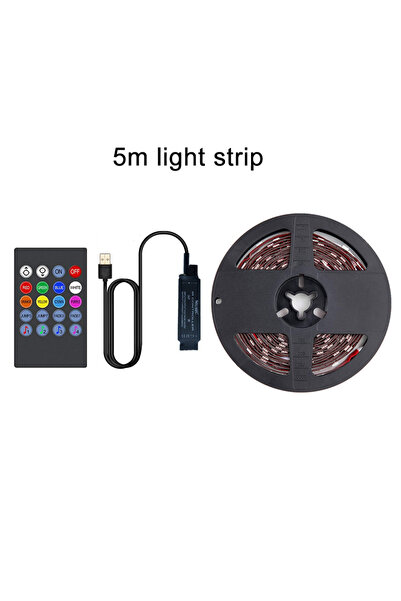 Choice 5m TV Backlight Music Sync USB Powered RGB LED Strip Light for 15 - 80...