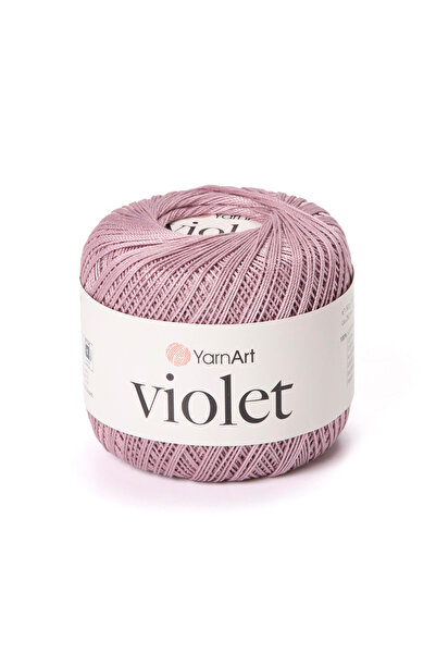 Yarnart Violet - Ață de dantelă mercerizată Liliac deschis - 4931