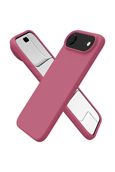 Casey Studios Apple iPhone 17 Air Калъф, силиконов, микрофибър, тънък, повдиг...