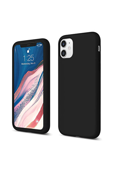 Casey Studios Силиконов калъф iPhone 11, с микрофибър, тънък, защитен, повдиг...