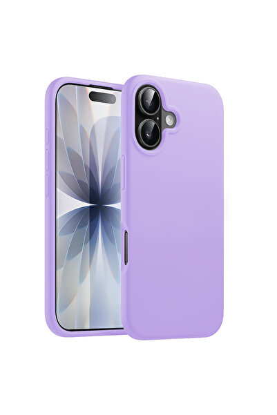 Casey Studios Apple iPhone 17 Калъф, силиконов, микрофибър, тънък, повдигнати...
