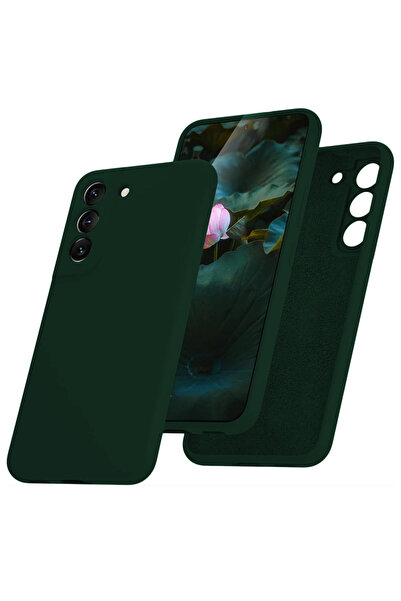Casey Studios Samsung Galaxy S22 Silicone Case, with microfiber, thin, raised...