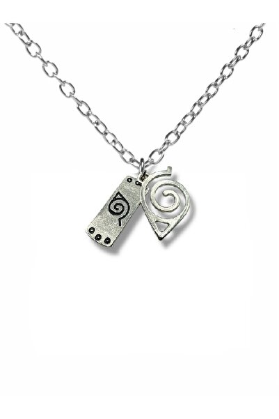 Herşey Nota Anime Konaha and Alunbandi Icon Unisex Metal Necklace – Zamak Pla...