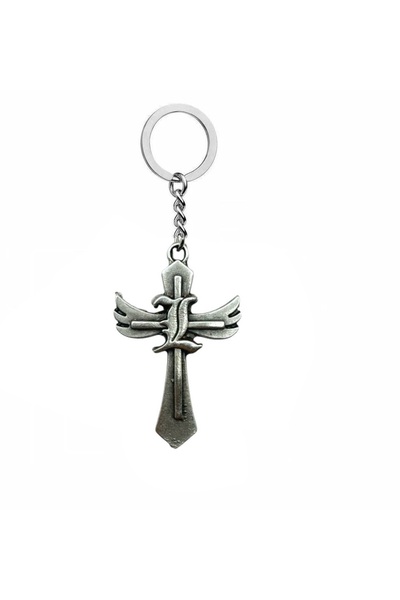 Herşey Nota Death Note Character "L" Letter Figured Unisex Keychain – the Key...