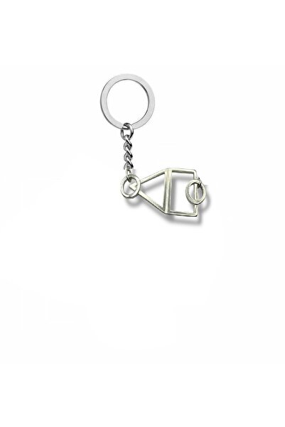Herşey Nota Squid Game Symbol Figured Keychain – Zamak Metal Unisex Accessory