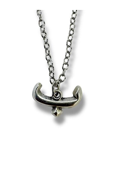 Herşey Nota Arabic Be (ب) Letter Necklace – 60 cm Meaningful Jewelry for Women