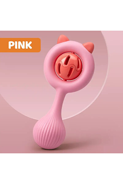 Choice pink Newborn Sensory Grasp Toy, Chew-Safe Early Ed Handbell for Xmas B...