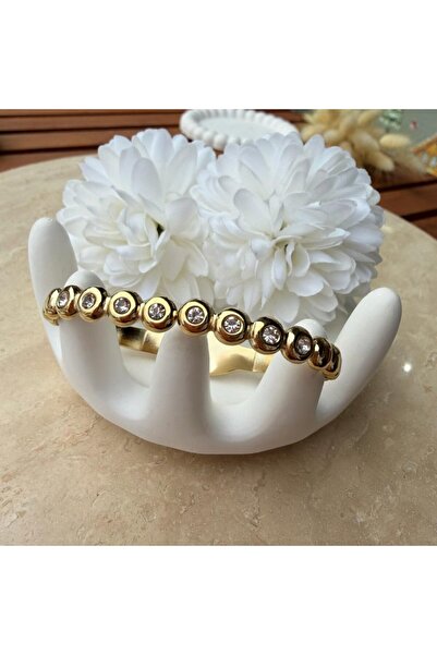 Nes Round Stone Steel Clamp
