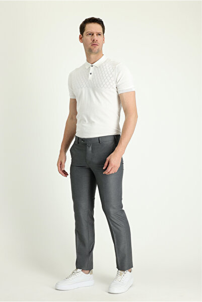 Kiğılı 7 Drop Slim Fit Slim Fit Classic Fabric Trousers