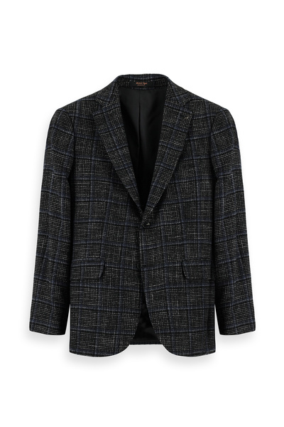 Abdullah Kiğılı 4 Drop Relaxed Fit Comfortable Cut Wool Plaid Italian Jacket