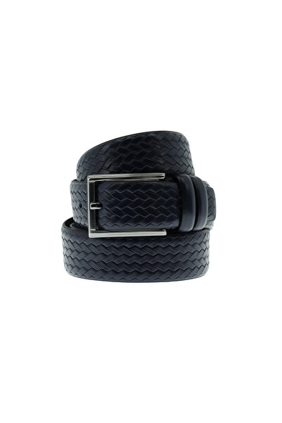 Abdullah Kiğılı Patterned Sports Leather Belt