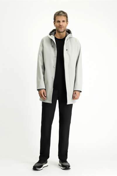 Kiğılı Techno-Line Lycra Hooded Top Coat & Trench Coat