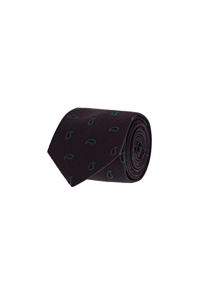 Abdullah Kiğılı Patterned Italian Silk Tie
