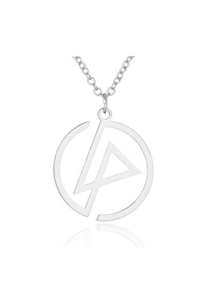 Herşey Nota Linkin Park Kolye 60 cm Gümüş Renk Zincirli, Metal Rock Aksesuarı...