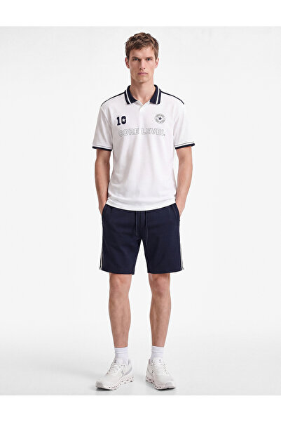 Koton Comfortable Fit Color Contrast Polo Collar Short Sleeve Printed Sports ...