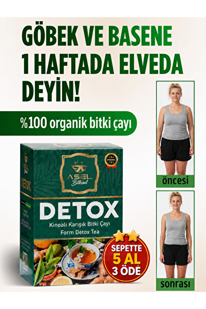 ASEL DETOX zayıflamak kilo.verme detox Form Karışık Bitki Çayı FİT YAŞAM ( 1 ...