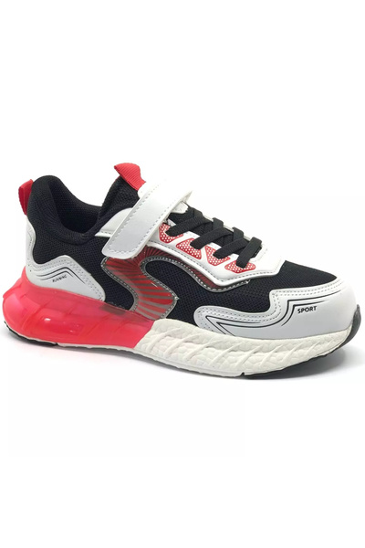 BoBe Kids Owen Flt Men's Sports Shoes White Red