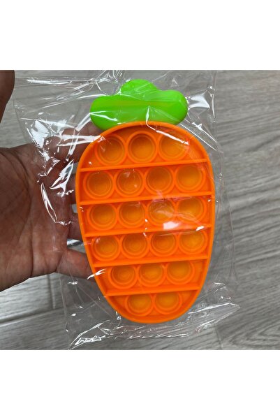 Choice9 Carrot Rainbow Push Bubble Fidget Toy - Stress Relief Sensory Toys fo...