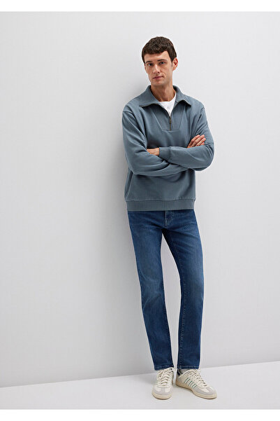 Mavi Martin Premium Blue Shaded Dark Gabardine Trousers 0037888222