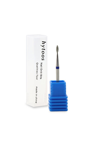 Choice1 H0205D-M Flame Cone Cuticle Clean Nail Drill Bit 3/32'', Professional...