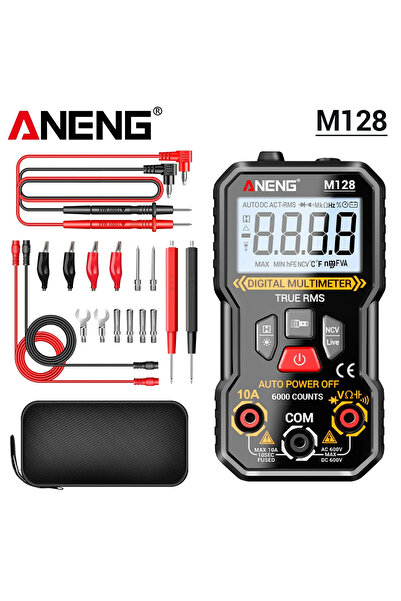 Choice3 ANENG M128 Black Pro Multifunction Mini Multimeter ANENG M128 6000 Co...