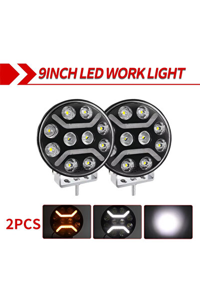 Choice5 قطعتان من مصابيح LED للعمل بقوة 120 واط، مقاس 9 بوصة طراز B و7 بوصة، ...